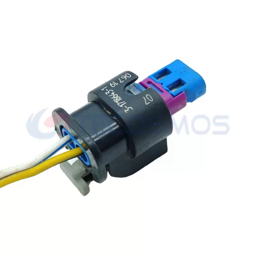 Wire Harness Plug of Automobile Waterproof Connector 2 Pin Female 3-1718643-1 - image 2